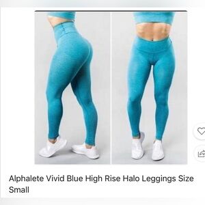 Alphalete Halo Leggings vivid blue NIP